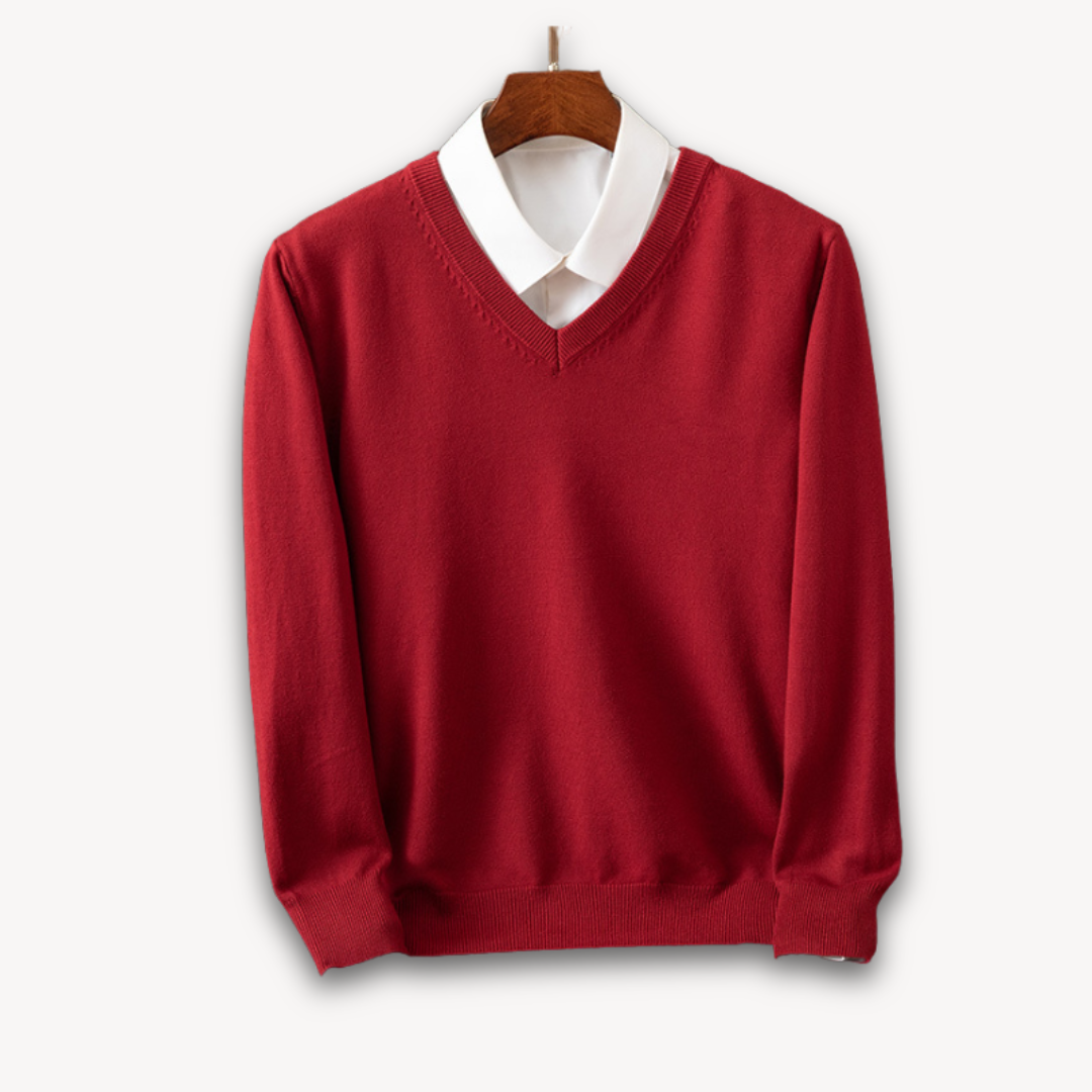 Valentin | Luxe V-Neck Sweater