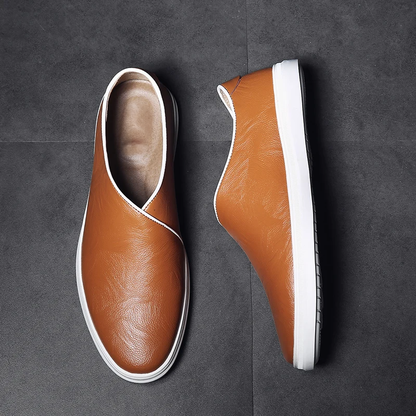 Luca | Chic Slip-On Sneakers with White Sole