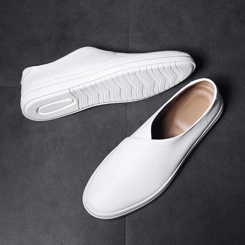 Luca | Chic Slip-On Sneakers with White Sole