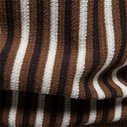 Jasper | Striped Knit Polo Shirt