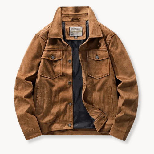 Quinlan | Luxe Suede Trucker Jacket