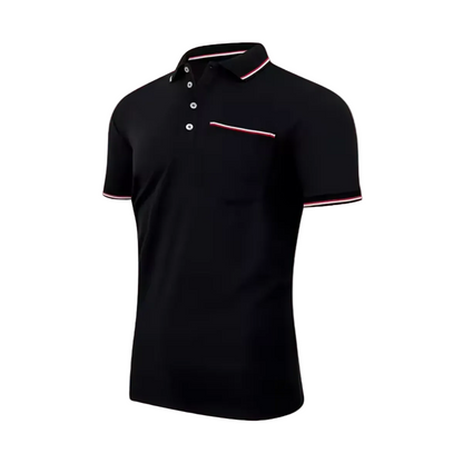 Luca | Tipped Collar Polo with Pocket