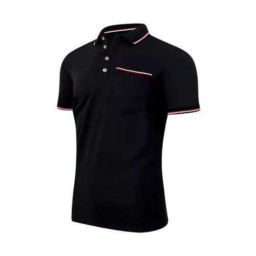 Luca | Tipped Collar Polo with Pocket