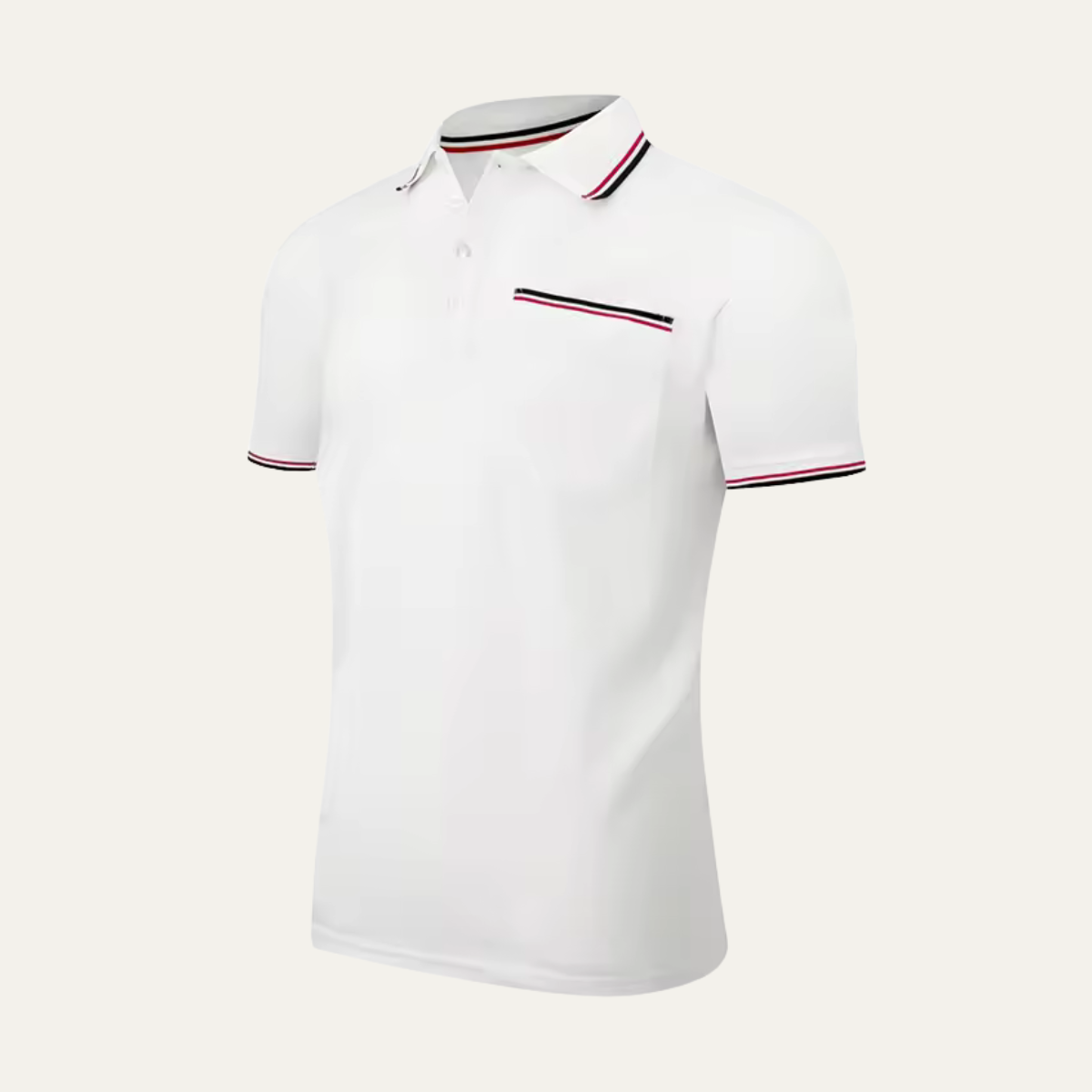Luca | Tipped Collar Polo with Pocket