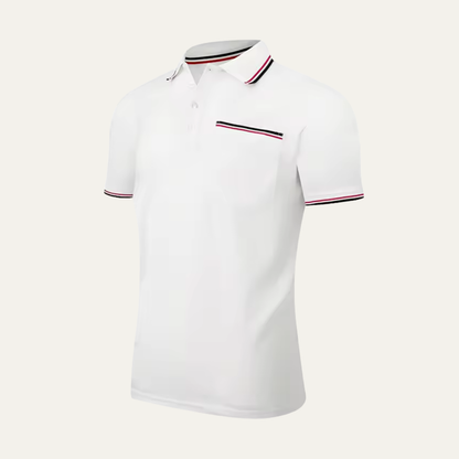 Luca | Tipped Collar Polo with Pocket