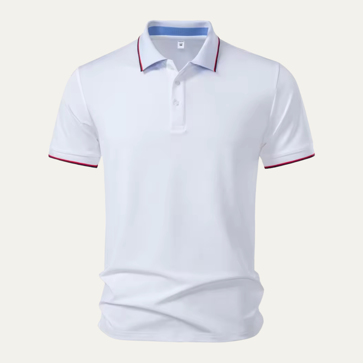 Luca | Tipped Polo Shirt with Stripe Collar