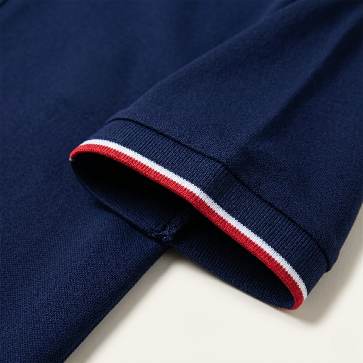 Luca | Tipped Polo Shirt with Stripe Collar