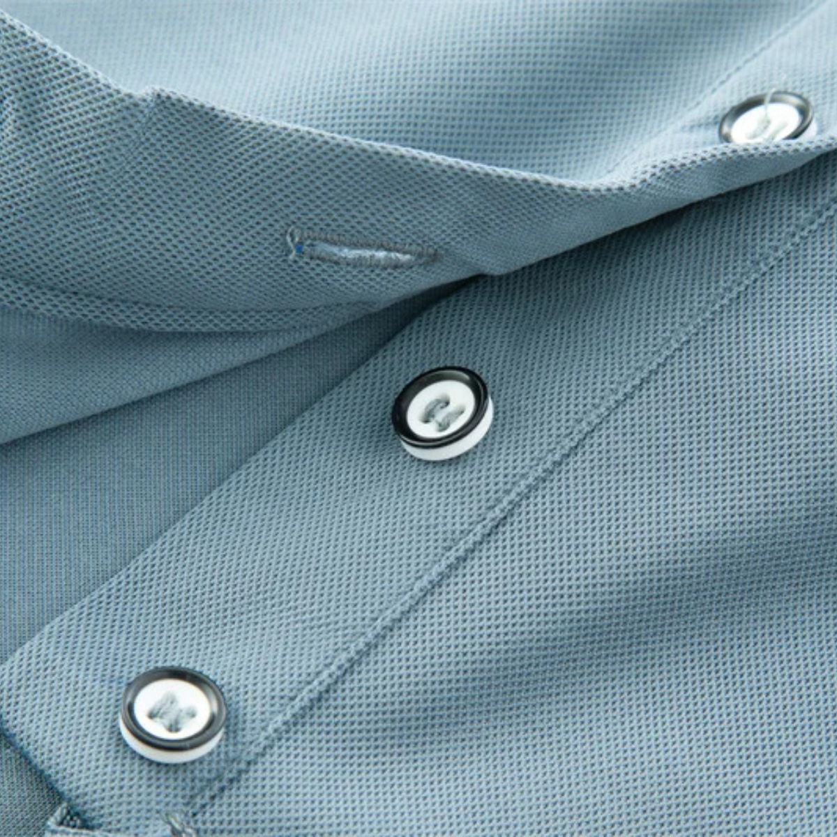 Luca | Tricolor Tipped Collar Polo Shirt