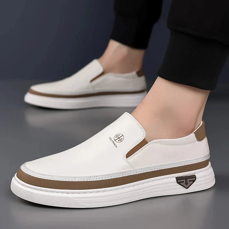 Luca | Chic Two-Tone Slip-On Sneakers
