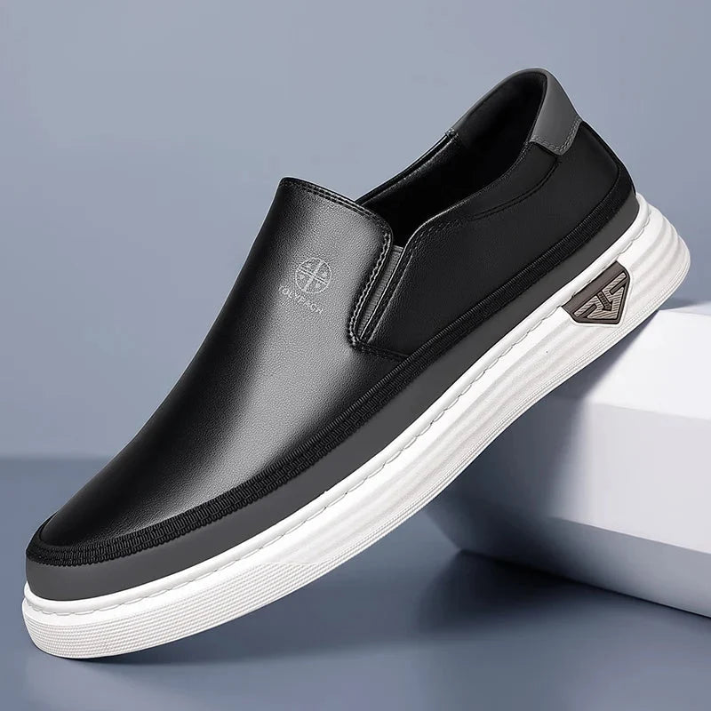 Luca | Chic Two-Tone Slip-On Sneakers