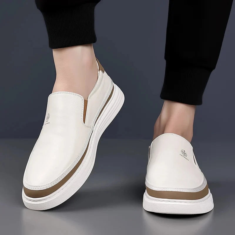 Luca | Chic Two-Tone Slip-On Sneakers