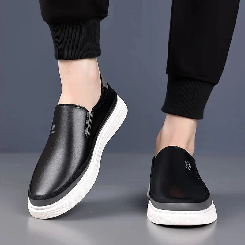 Luca | Chic Two-Tone Slip-On Sneakers