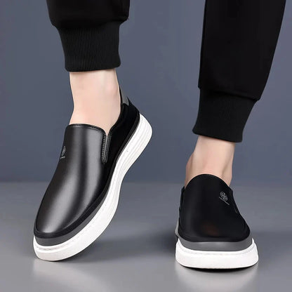 Luca | Chic Two-Tone Slip-On Sneakers