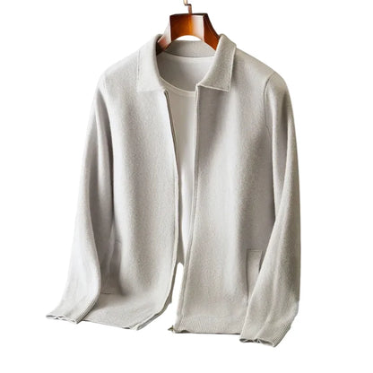 Luca | Luxe Zip-Up Knit Cardigan