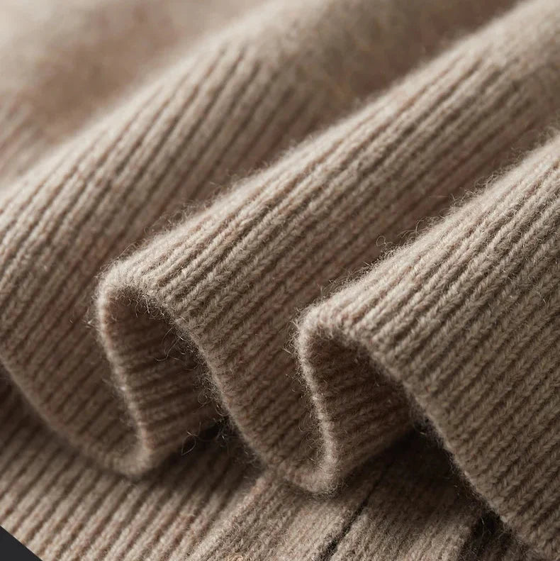 Luca | Luxe Zip-Up Knit Cardigan