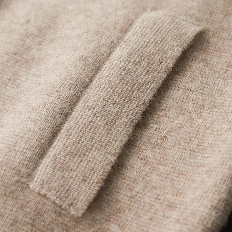Luca | Luxe Zip-Up Knit Cardigan