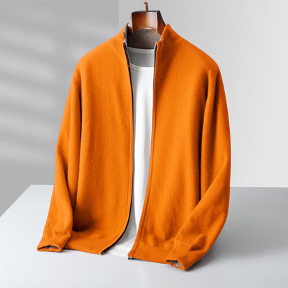 Julian | Luxe Zip-Up Knit Cardigan