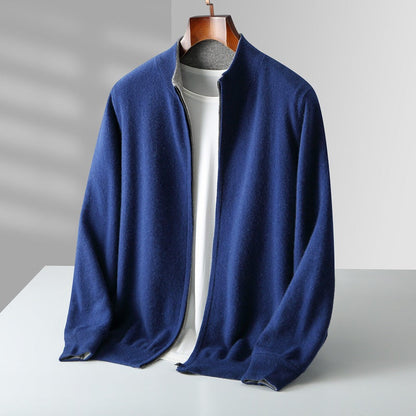 Julian | Luxe Zip-Up Knit Cardigan