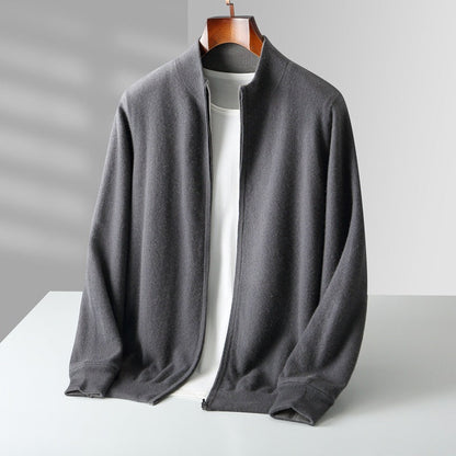 Julian | Luxe Zip-Up Knit Cardigan