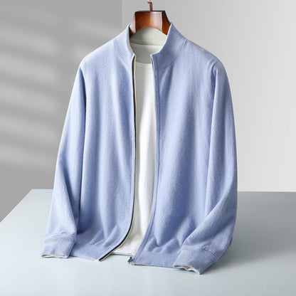 Julian | Luxe Zip-Up Knit Cardigan