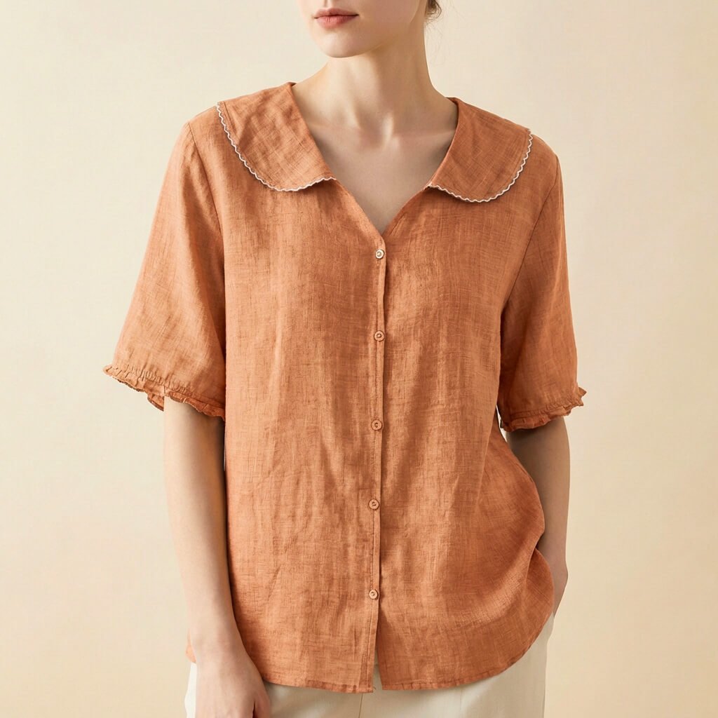 Vivienne | Elegant Cotton-Linen Blouse