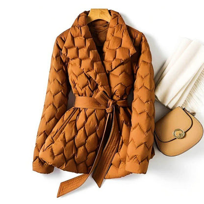 Freya | Quilted Down Coat
