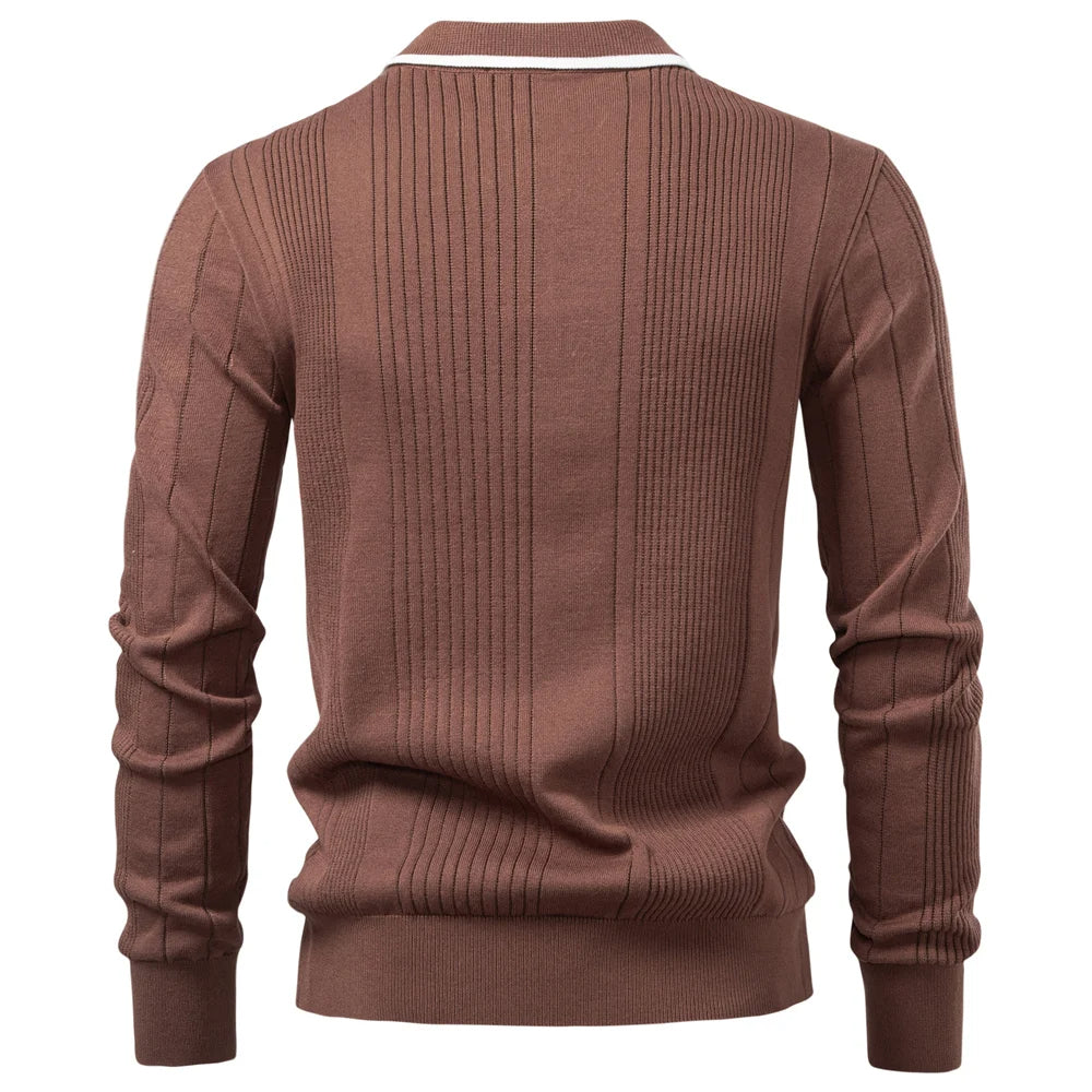 Theo | Luxe Knit Polo Shirt