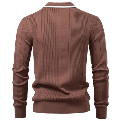 Theo | Luxe Knit Polo Shirt