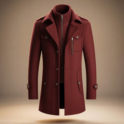 Theo | Elegant Virgin Wool Overcoat