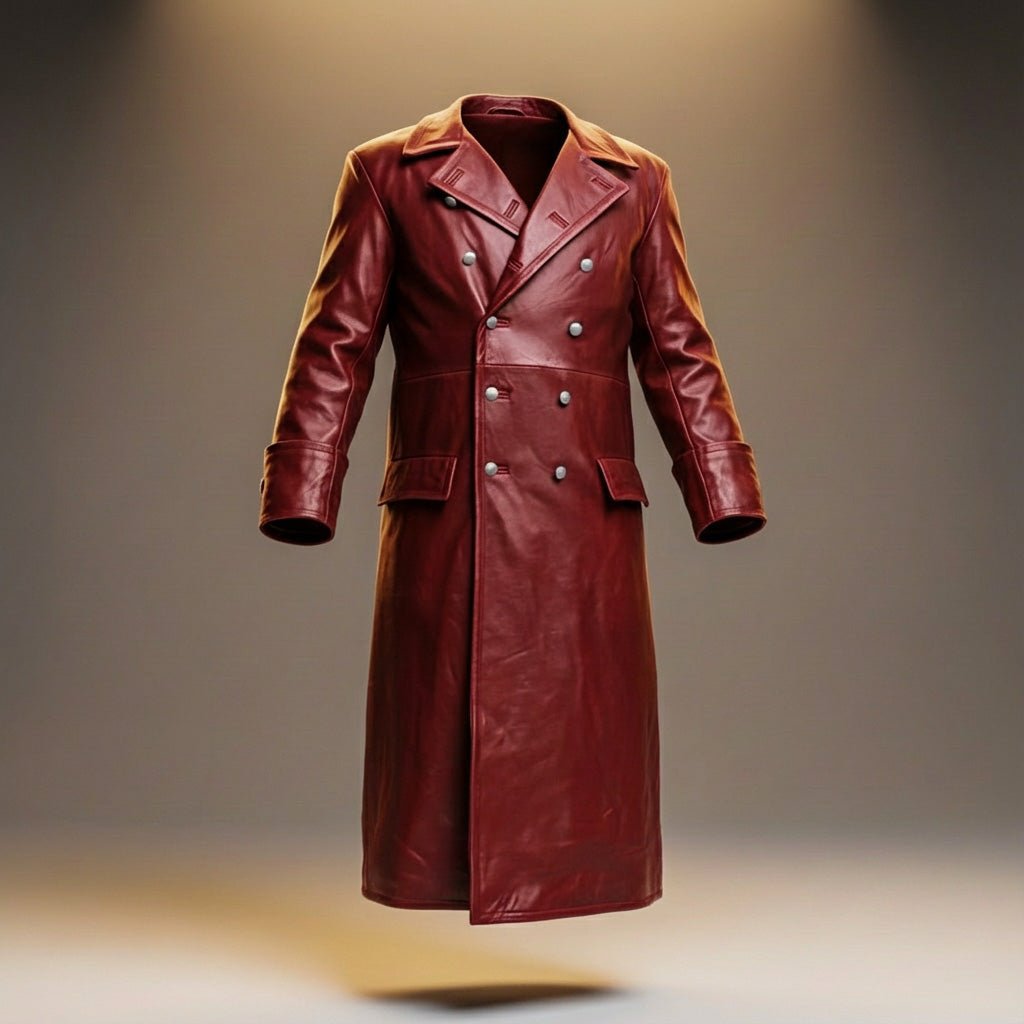 Julian | Luxe Leather Overcoat