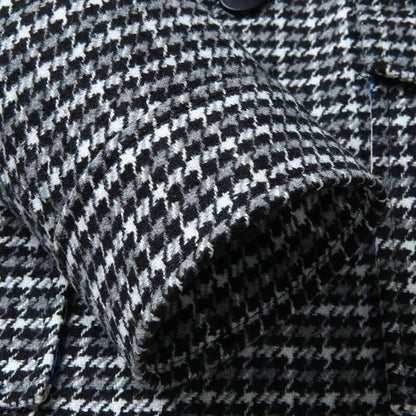 Julian | Tailored Houndstooth Wool Jacket