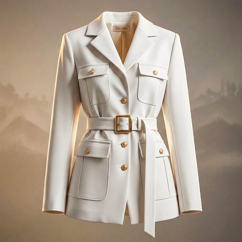 Vivienne | Tailored Belted Jacket
