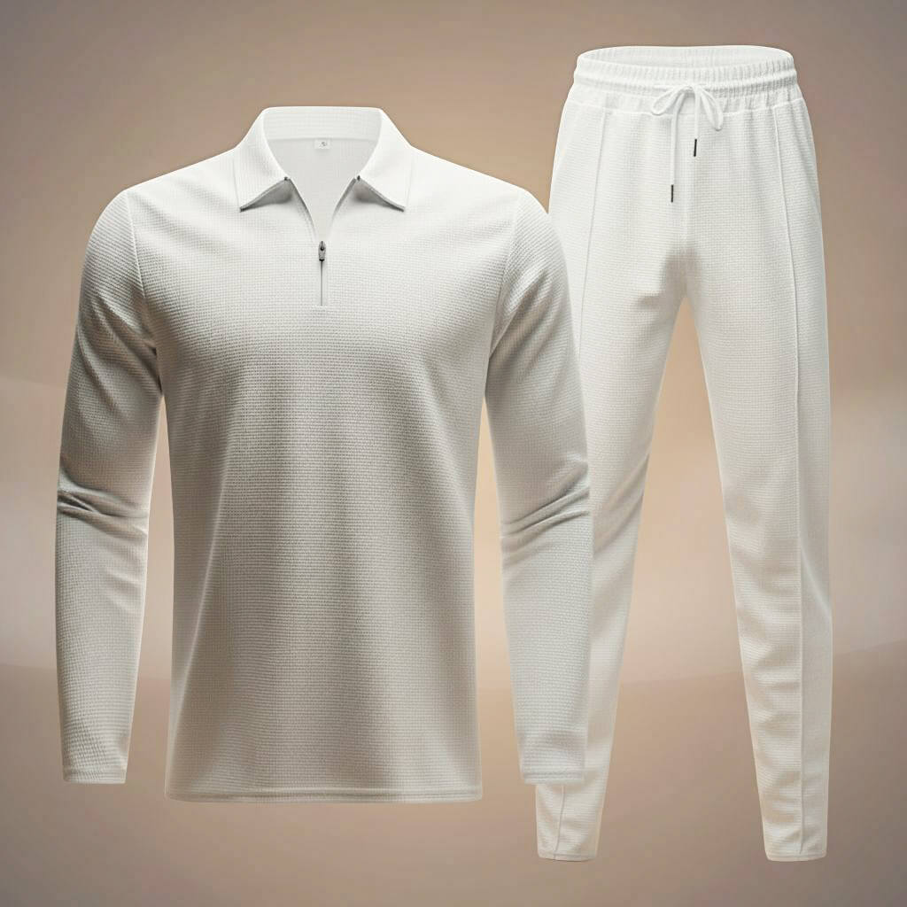 Esme | Luxe Waffle-Knit Athleisure Set