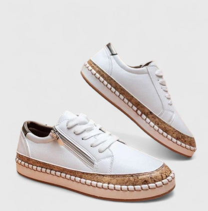 Lila | Floral Lace-Up Espadrille Sneakers