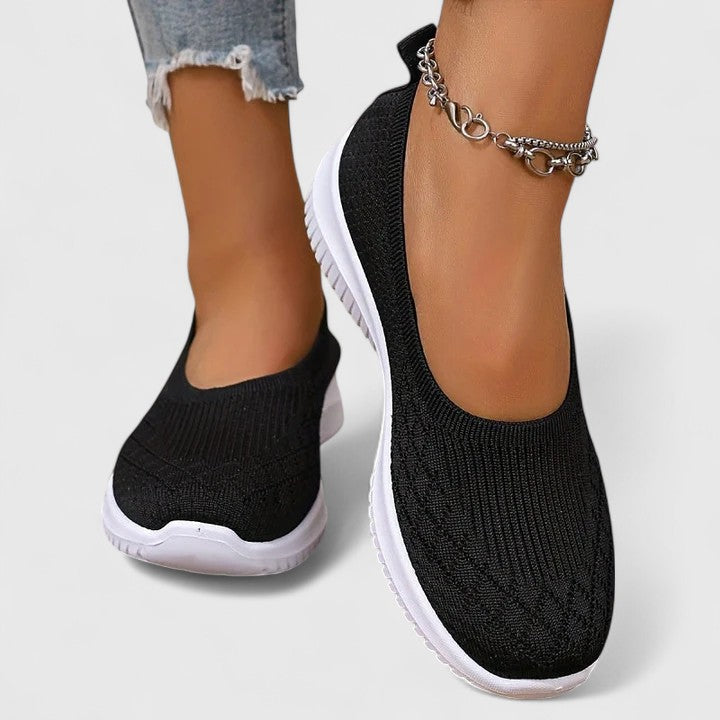 Luna | Stretch Knit Slip-On Sneakers