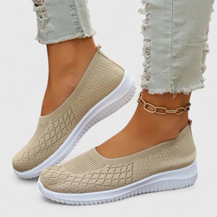 Luna | Stretch Knit Slip-On Sneakers