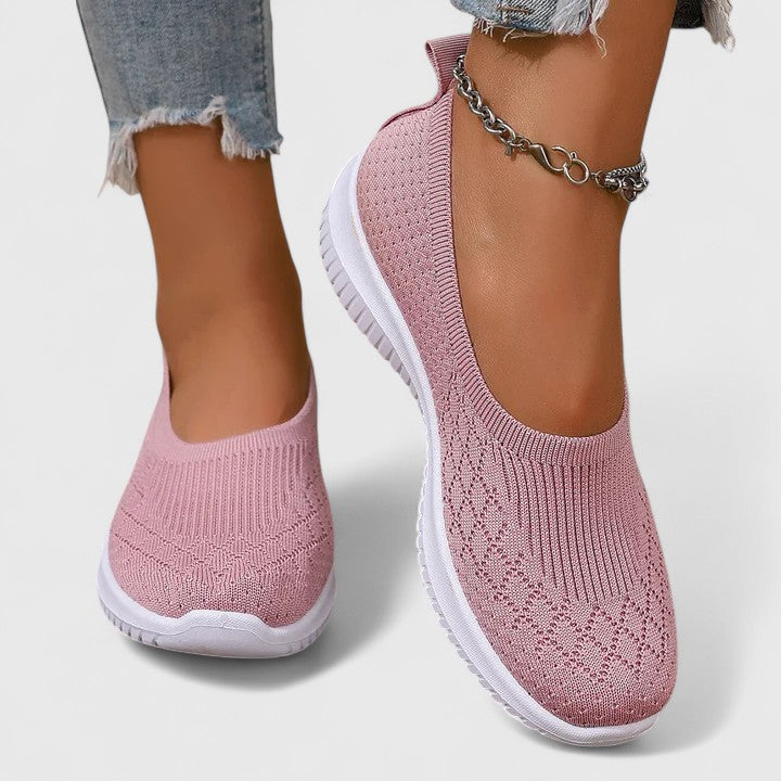 Luna | Stretch Knit Slip-On Sneakers
