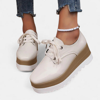 Lila | Chic Lace-Up Platform Derby Shoes