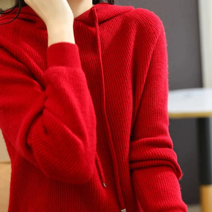 Lila | Luxe Drawstring Hooded Sweater