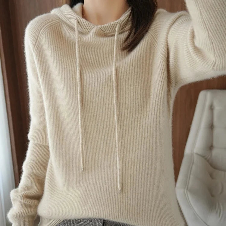 Lila | Luxe Drawstring Hooded Sweater