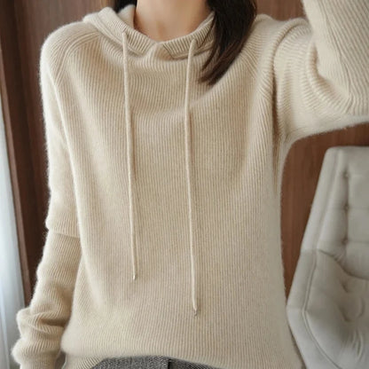 Lila | Luxe Drawstring Hooded Sweater