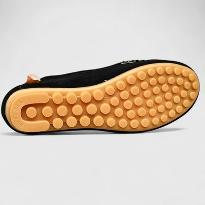 Lena | Chic Moc-Toe Loafers with Metal Accents