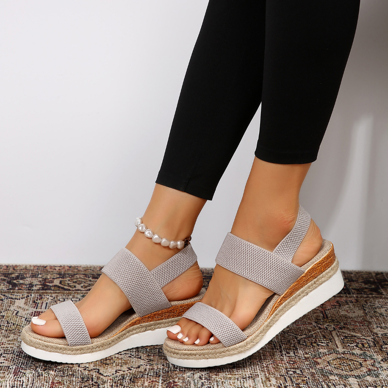 Luna | Chic Open-Toe Flatform Sandals