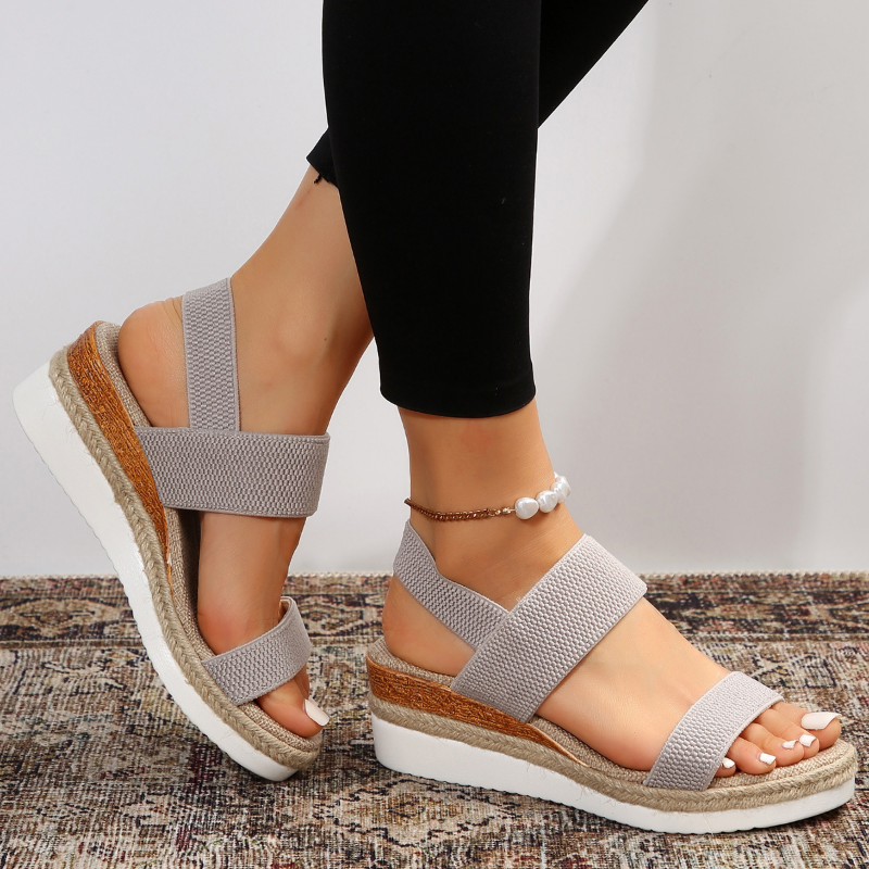 Luna | Chic Open-Toe Flatform Sandals