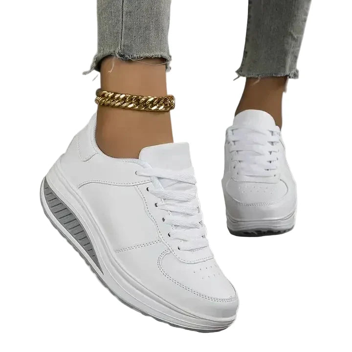 Isla | Chic Platform Lace-Up Sneakers
