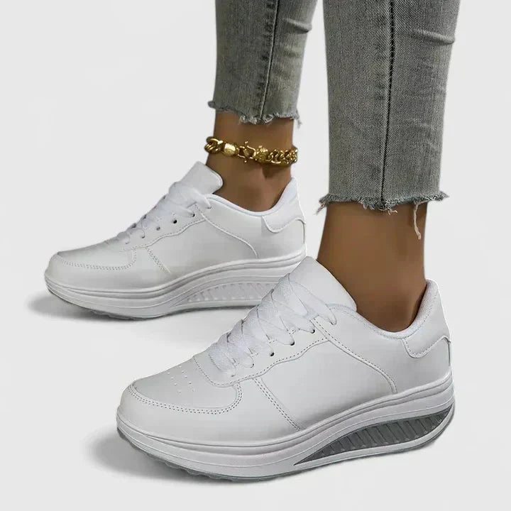 Isla | Chic Platform Lace-Up Sneakers