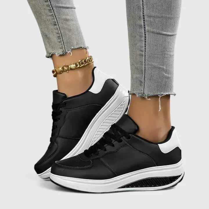 Isla | Chic Platform Lace-Up Sneakers