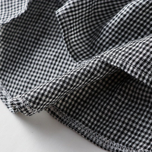 Clara | Plaid Button-Front Midi Dress