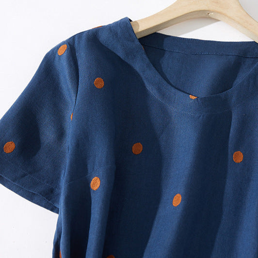 Lila | Printed Midi Dress with Waist Tie