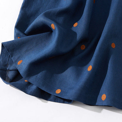 Lila | Printed Midi Dress with Waist Tie